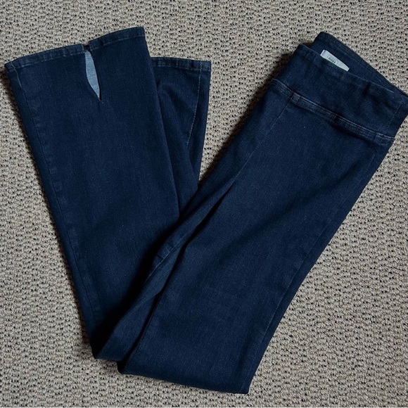 Frame Denim‎ The Jet Set Slit Flare Pull On Stretch Jeans - Picture 8 of 11